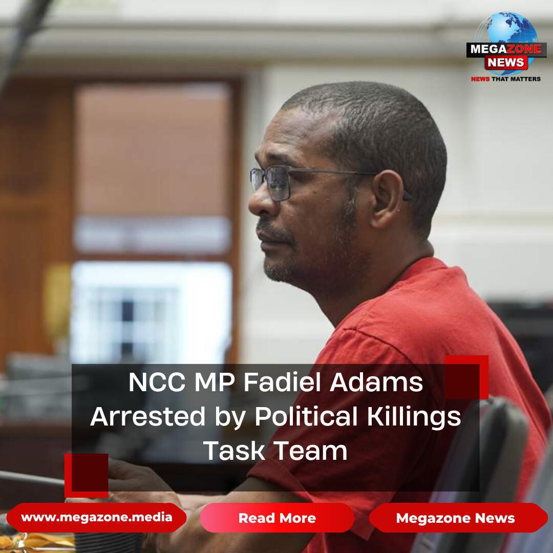 NCC MP Fadiel Adams Arrested by Political Killings Task Team NCC MP Fadiel Adams Arrested by Political Killings Task Team