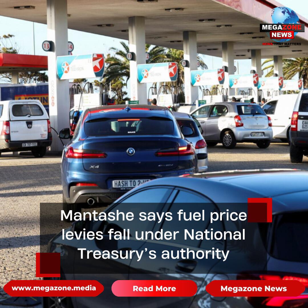 Mantashe says fuel price levies fall under National Treasury’s authority