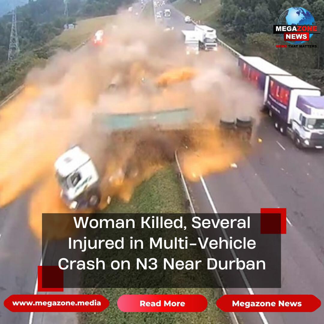 Woman Killed, Several Injured in Multi-Vehicle Crash on N3 Near Durban