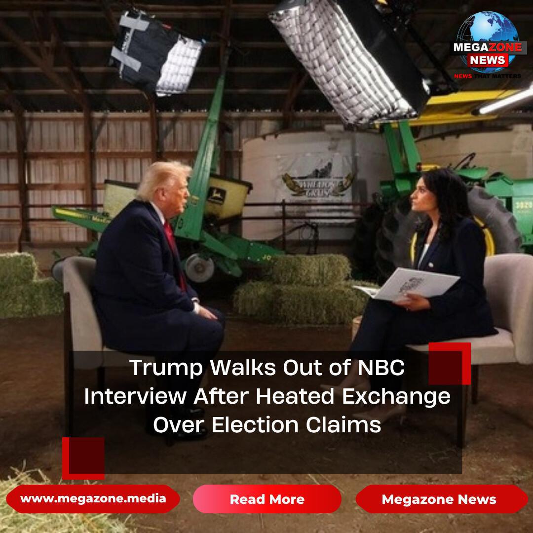 Trump Walks Out of NBC Interview After Heated Exchange Over Election Claims