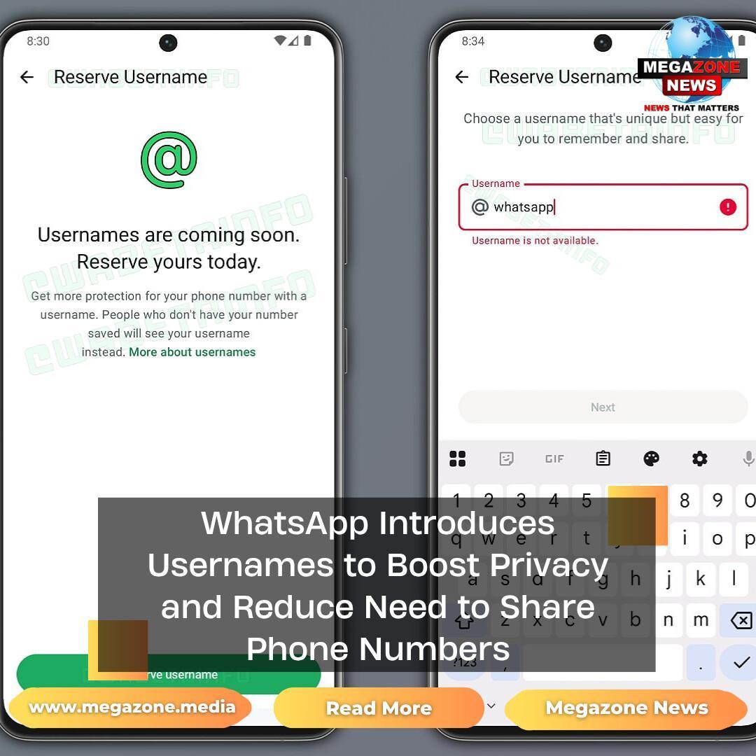 WhatsApp Introduces Usernames to Boost Privacy and Reduce Need to Share Phone Numbers