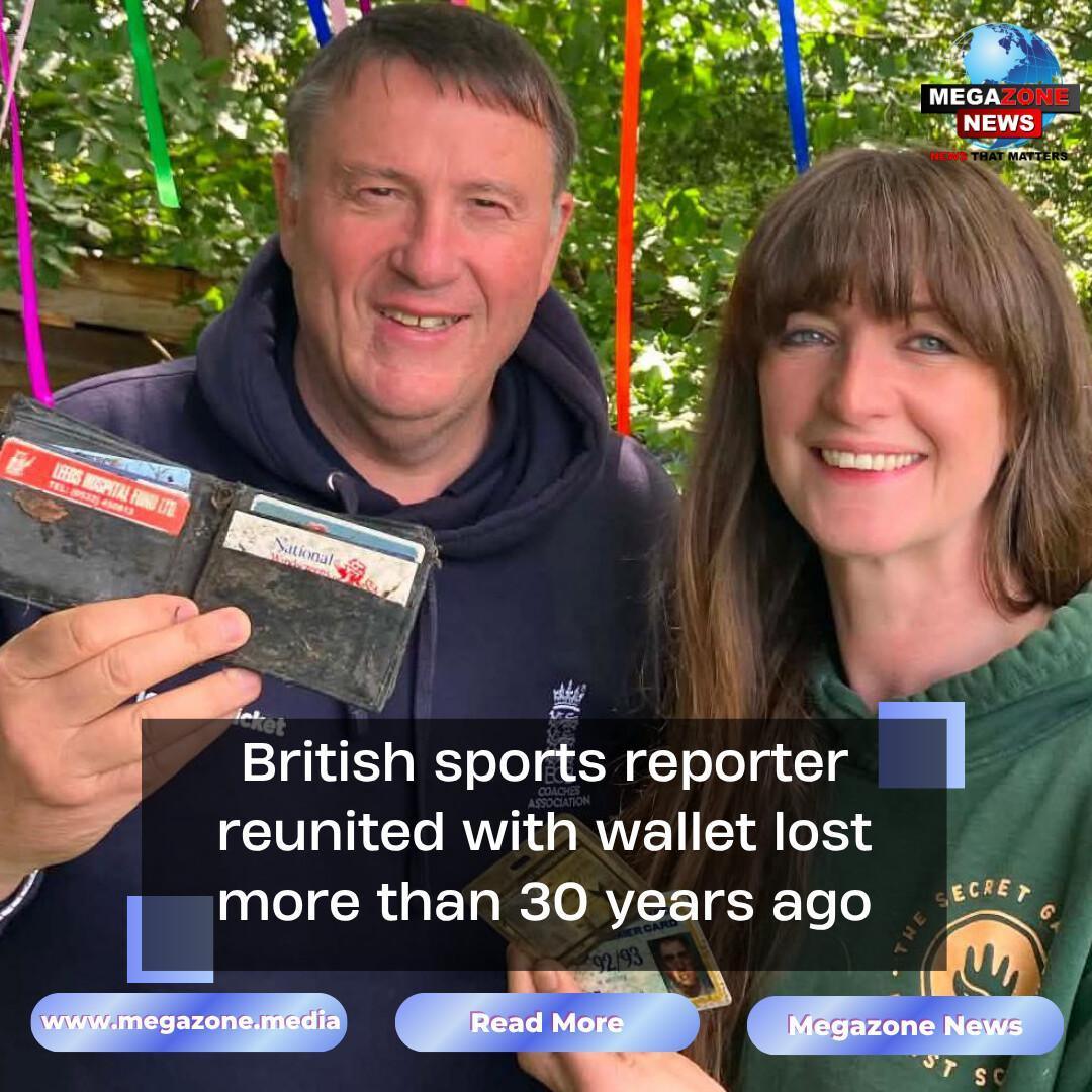 British sports reporter reunited with wallet lost more than 30 years ago British sports reporter reunited with wallet lost more than 30 years ago