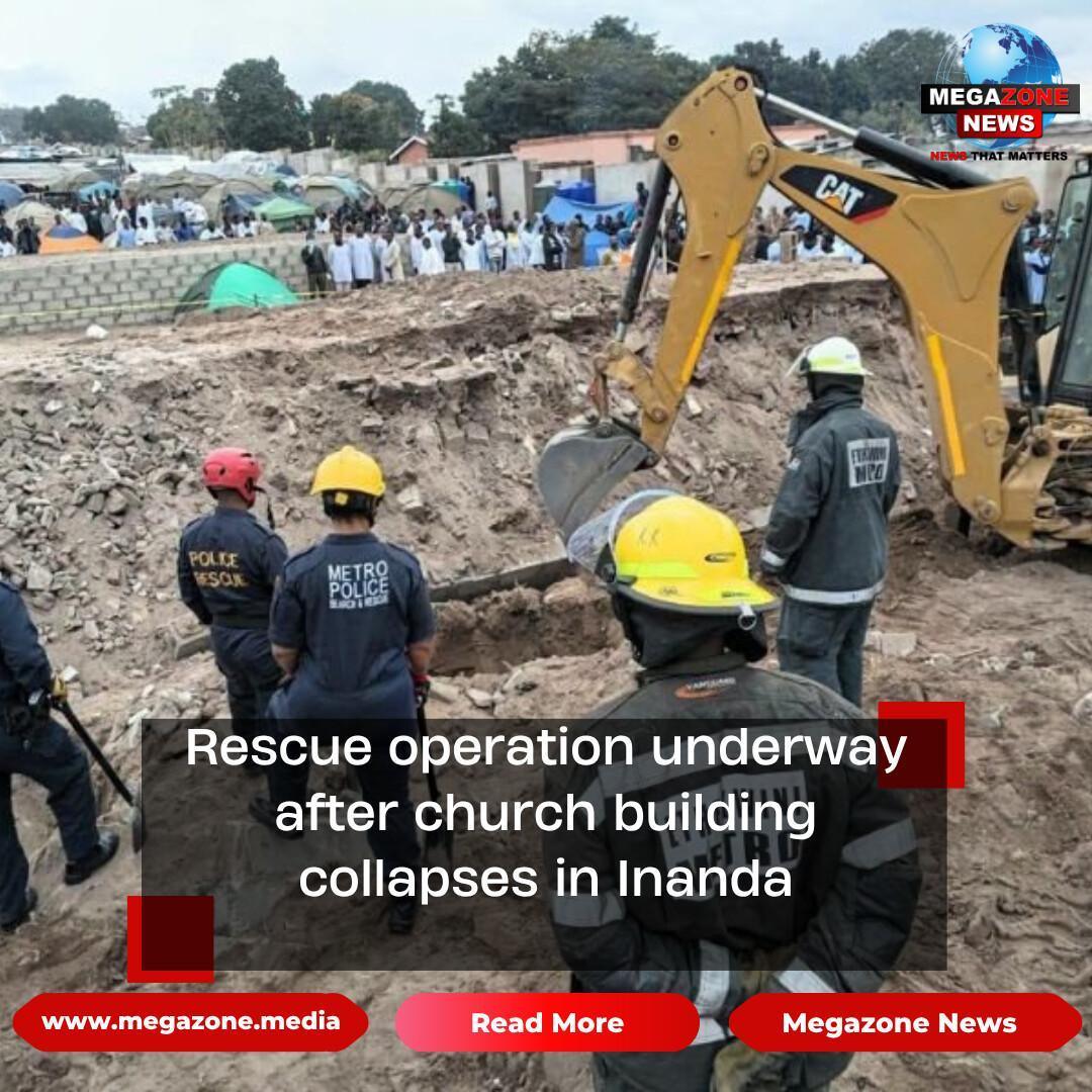 Rescue operation underway after church building collapses in Inanda Rescue operation underway after church building collapses in Inanda