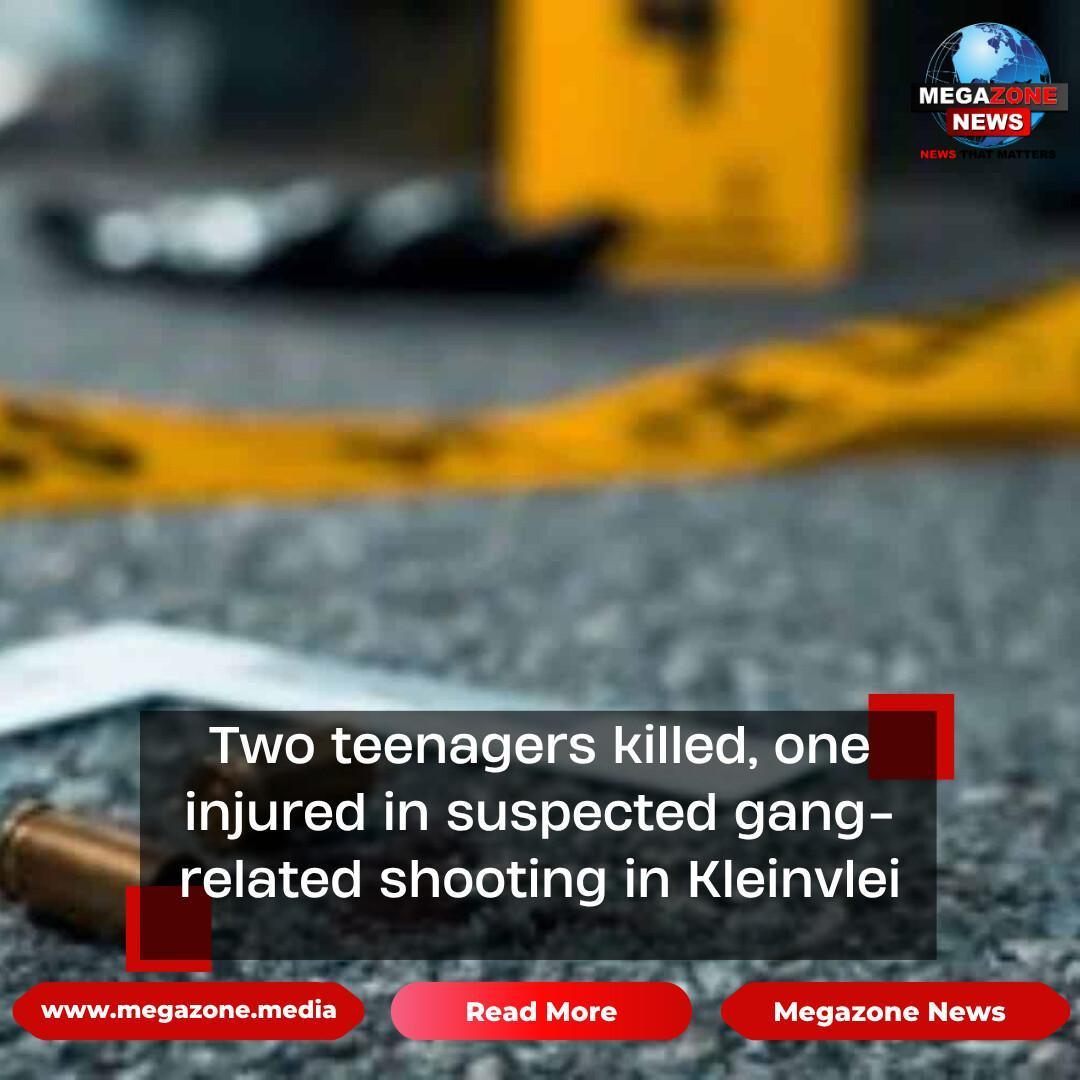Two teenagers killed, one injured in suspected gang-related shooting in Kleinvlei Two teenagers killed, one injured in suspected gang-related shooting in Kleinvlei