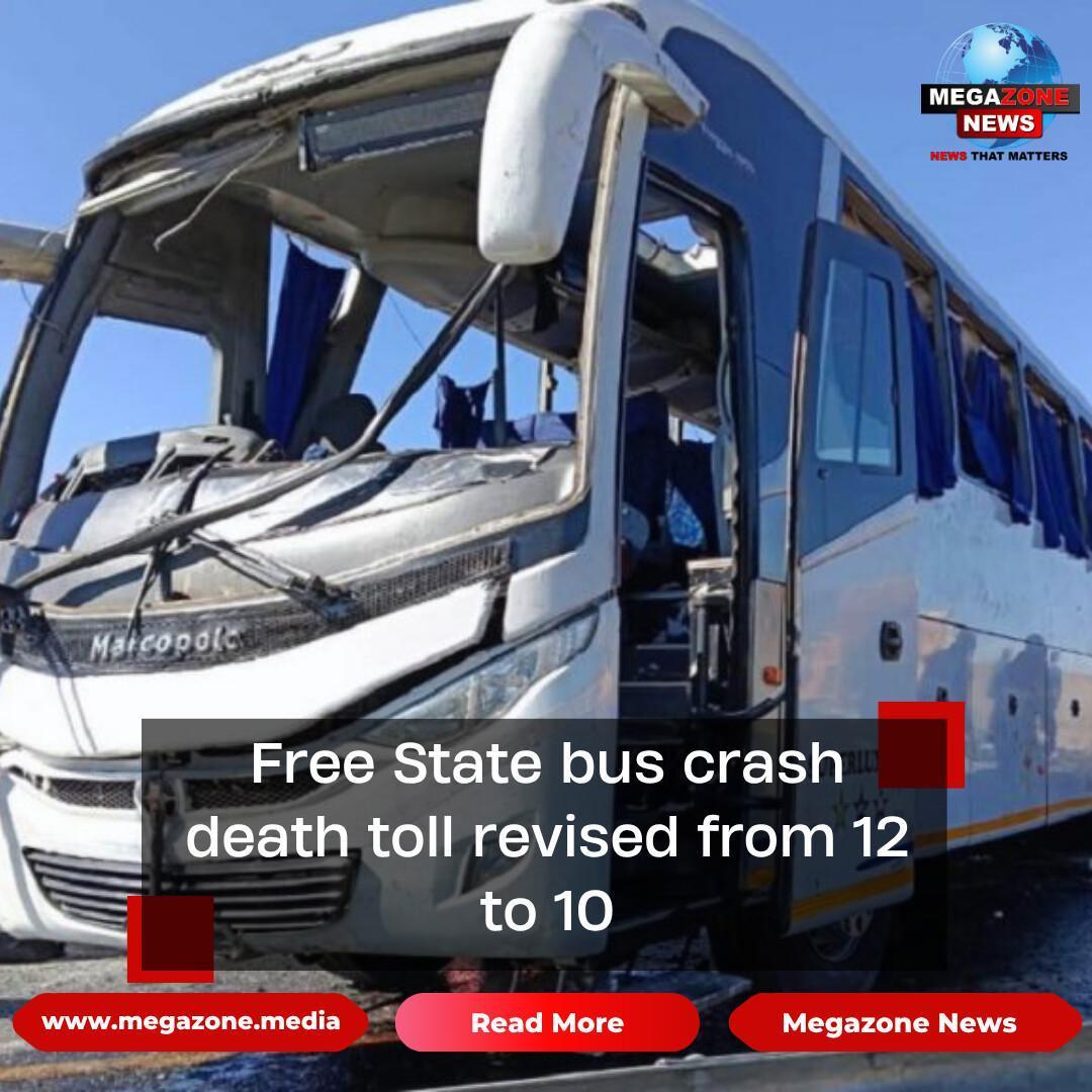 Free State bus crash death toll revised from 12 to 10