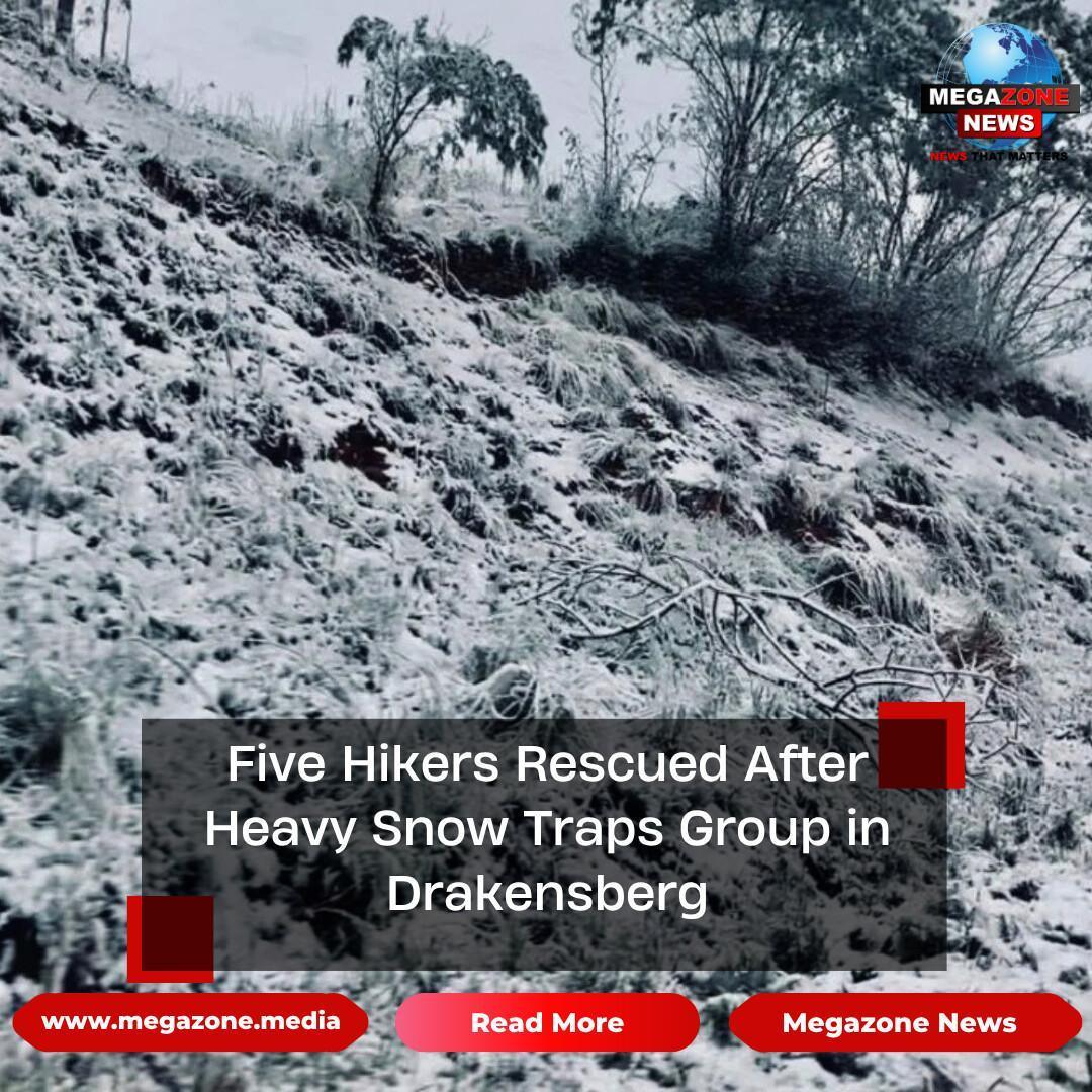 Five Hikers Rescued After Heavy Snow Traps Group in Drakensberg