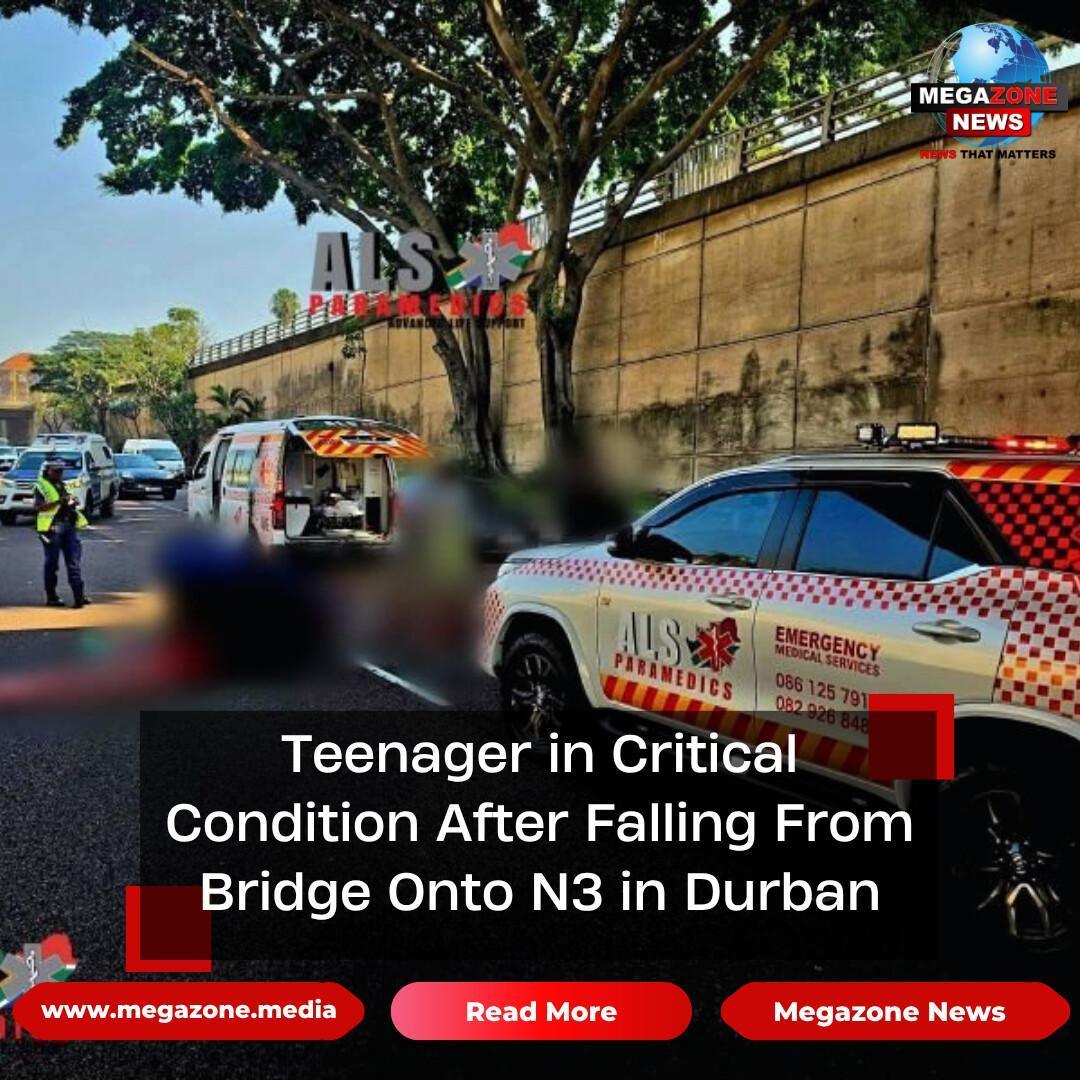 Teenager in Critical Condition After Falling From Bridge Onto N3 in Durban Teenager in Critical Condition After Falling From Bridge Onto N3 in Durban
