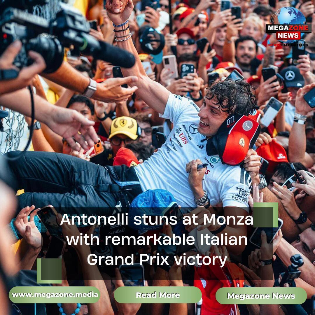 Antonelli stuns at Monza with remarkable Italian Grand Prix victory Antonelli stuns at Monza with remarkable Italian Grand Prix victory
