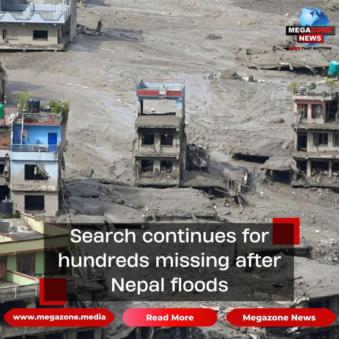 Search continues for hundreds missing after Nepal floods