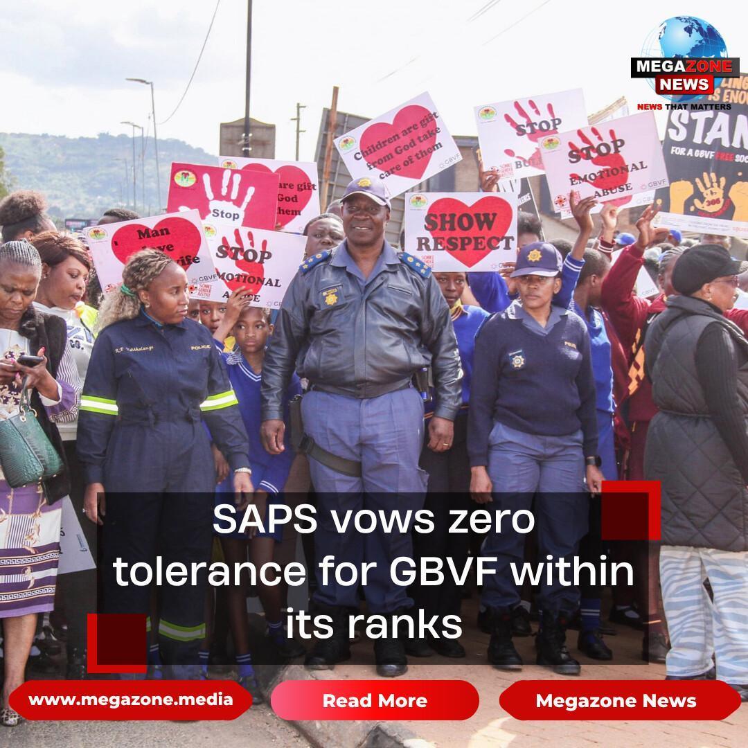 SAPS vows zero tolerance for GBVF within its ranks
