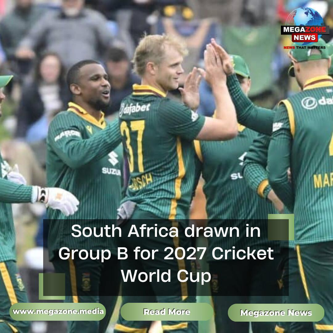 South Africa drawn in Group B for 2027 Cricket World Cup South Africa drawn in Group B for 2027 Cricket World Cup