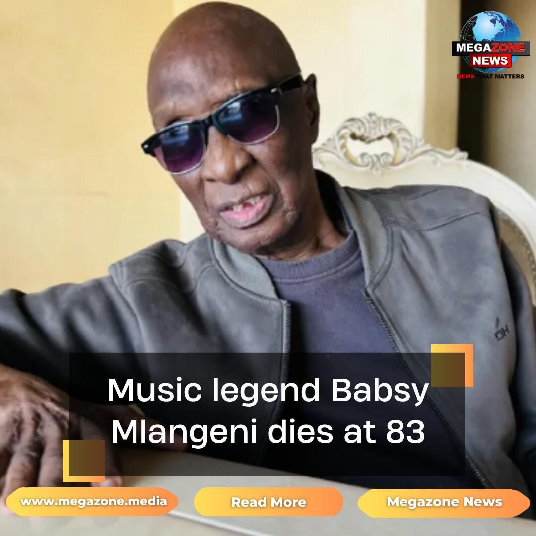 Music legend Babsy Mlangeni dies at 83