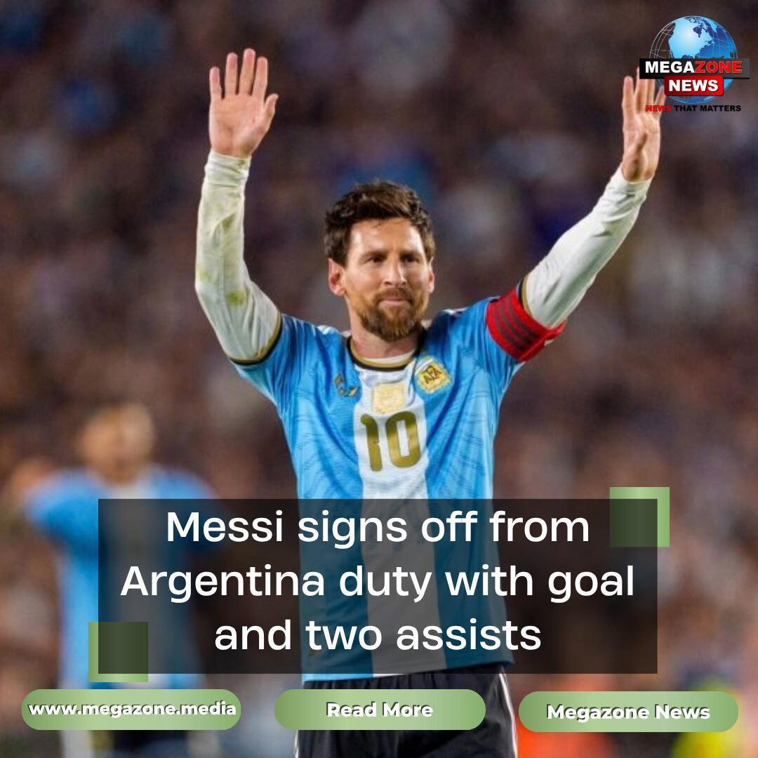 Messi signs off from Argentina duty with goal and two assists