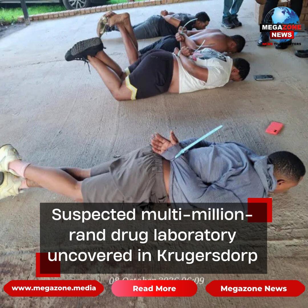 Suspected multi-million-rand drug laboratory uncovered in Krugersdorp Suspected multi-million-rand drug laboratory uncovered in Krugersdorp