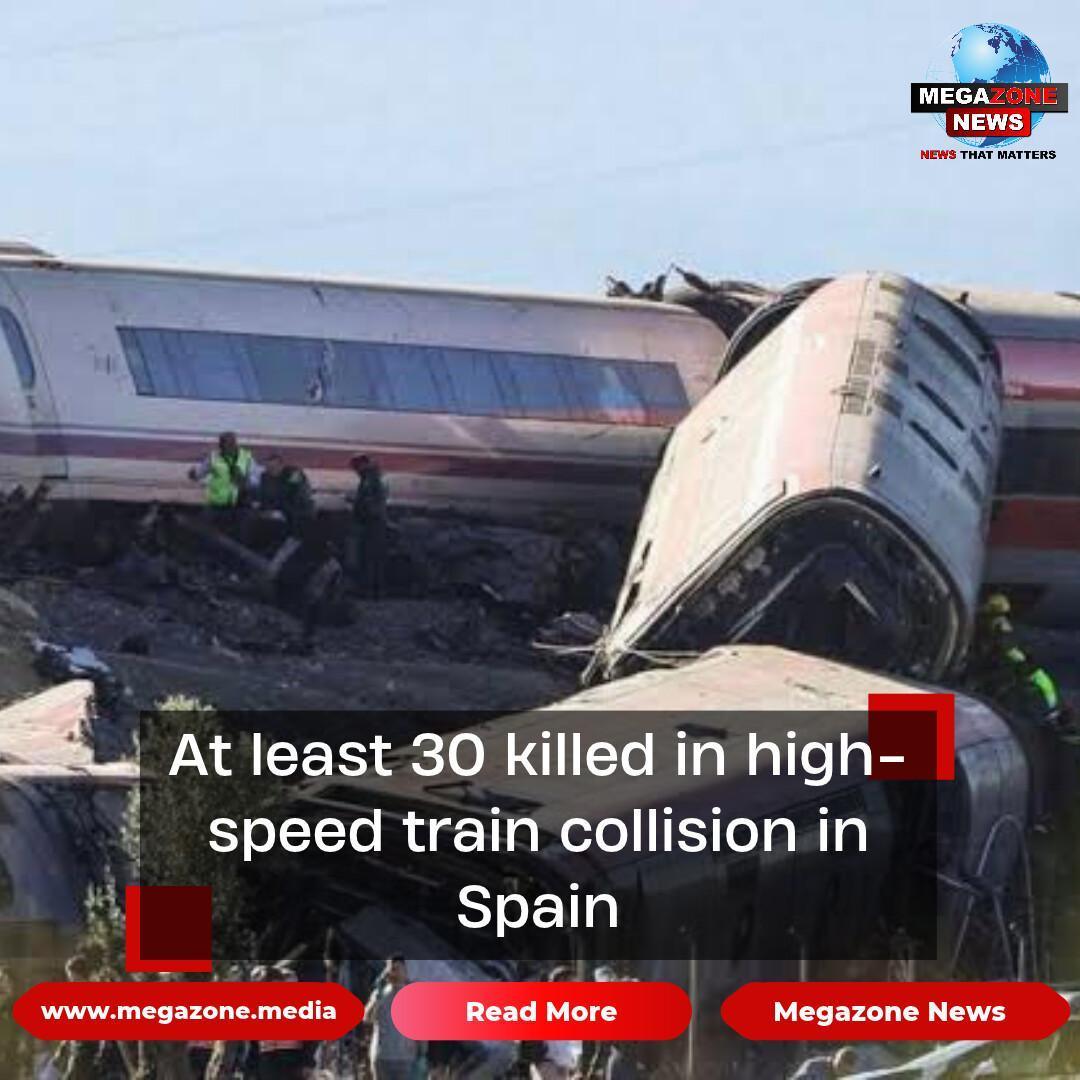 At least 30 killed in high-speed train collision in Spain