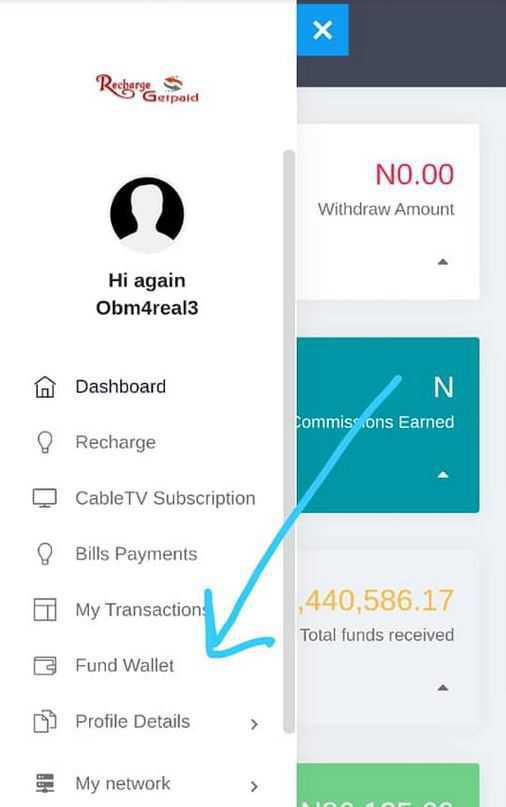 Ways to fund your E-wallet
