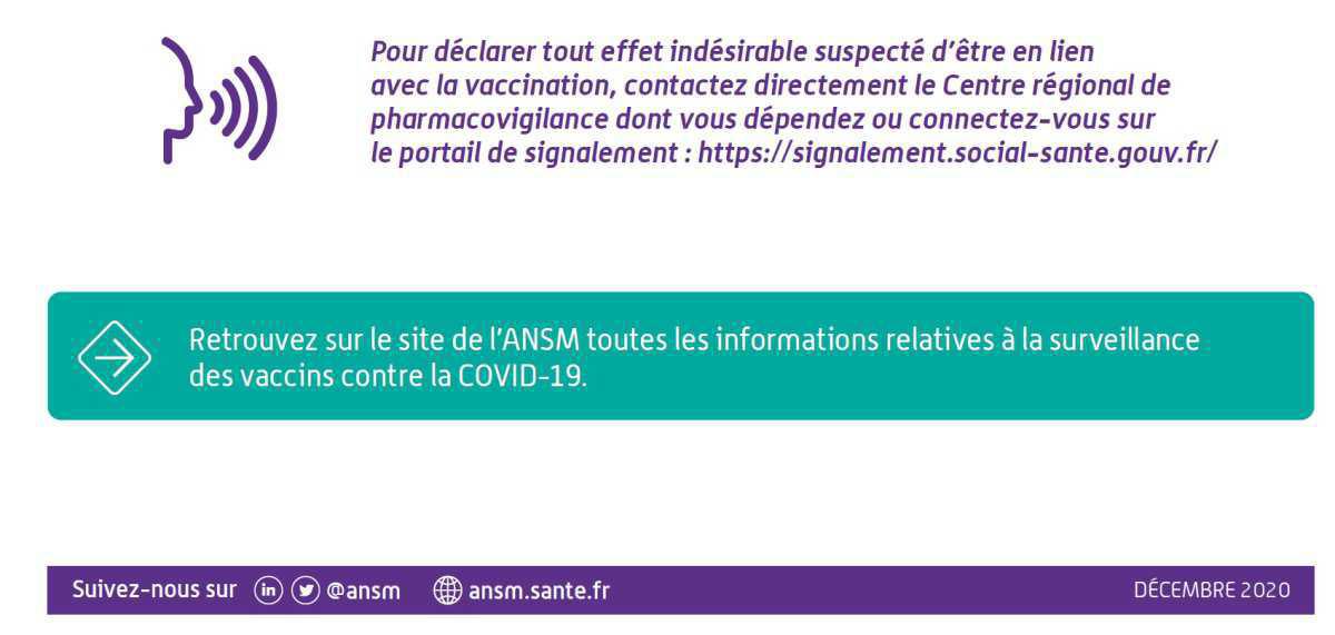 Pfizer/Biontech : Effets secondaires