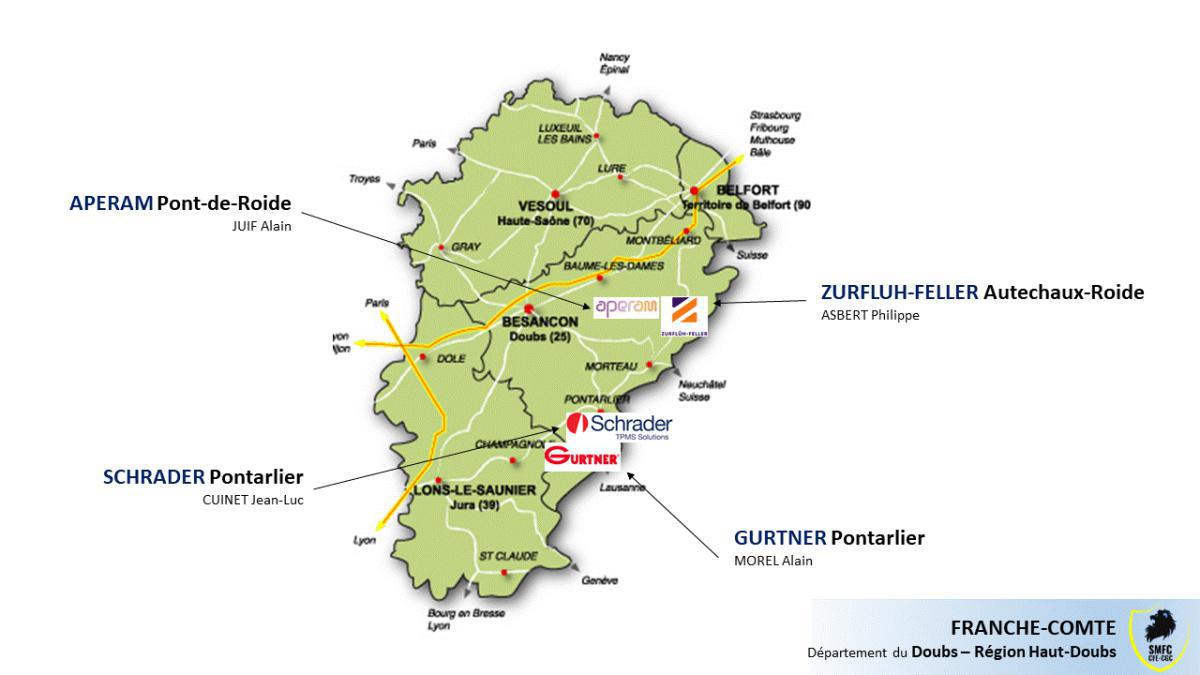Département du Doubs - Région Haut-Doubs
