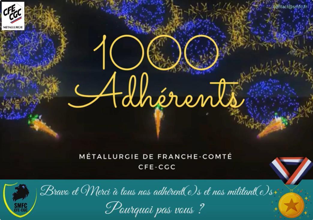 La métallurgie de Franche-Comté vient de franchir le cap des 1000 adhérents La métallurgie de Franche-Comté vient de franchir le cap des 1000 adhérents