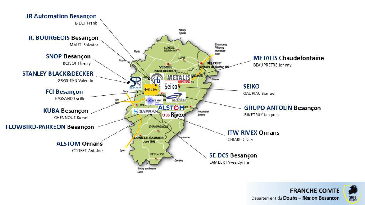 FRANCHE COMTE * Département du Doubs - Région Besançon