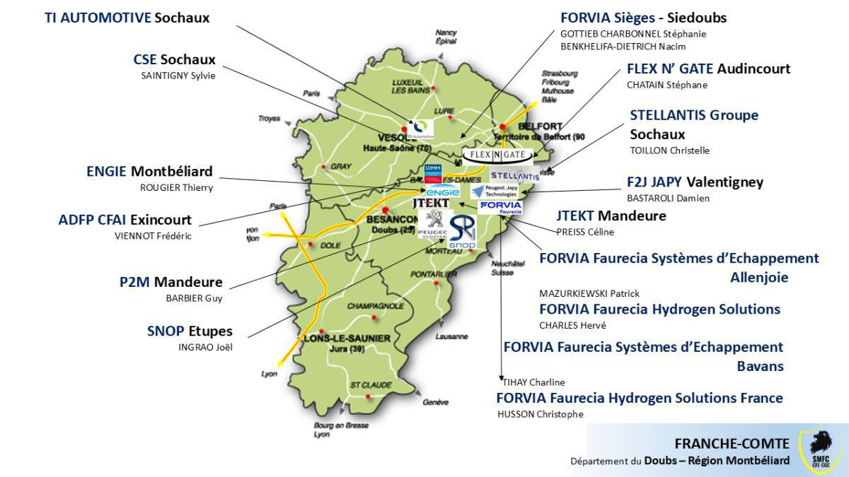 FRANCHE COMTE * Département du Doubs - Région Montbéliard