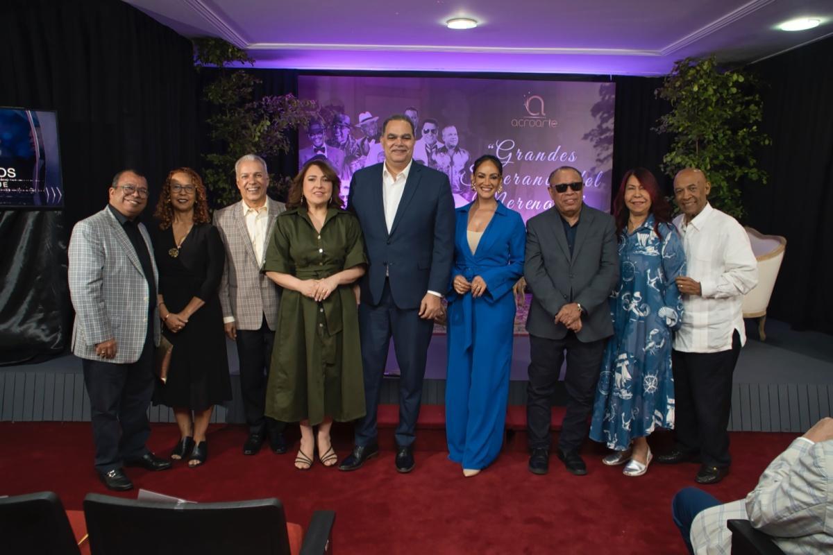 Acroarte celebra conversatorio “Grandes Soberanos del Merengue”, entre historias del galardón y reflexiones sobre el ritmo