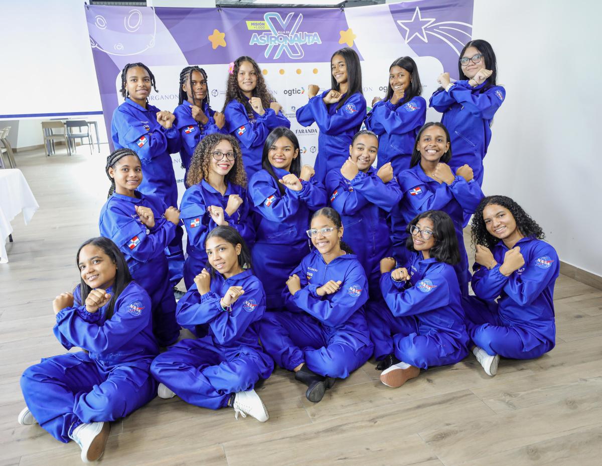 15 niñas dominicanas irán a la NASA gracias a OGTIC y la Fundación She Is 