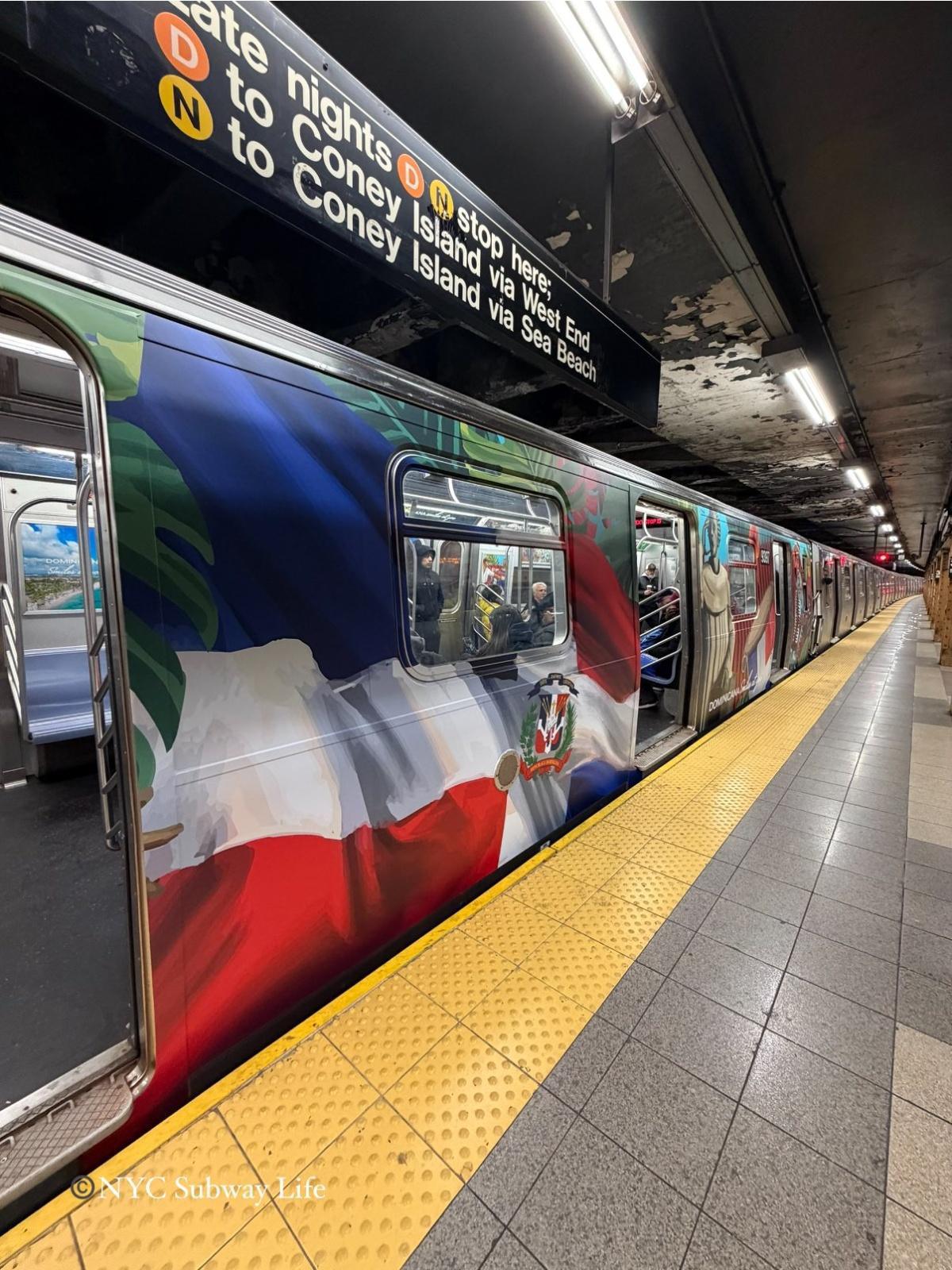 Vagones del Subway de Nueva York rinden homenaje a la República Dominicana: una iniciativa que fortalece la imagen del país Vagones del Subway de Nueva York rinden homenaje a la República Dominicana: una iniciativa que fortalece la imagen del país