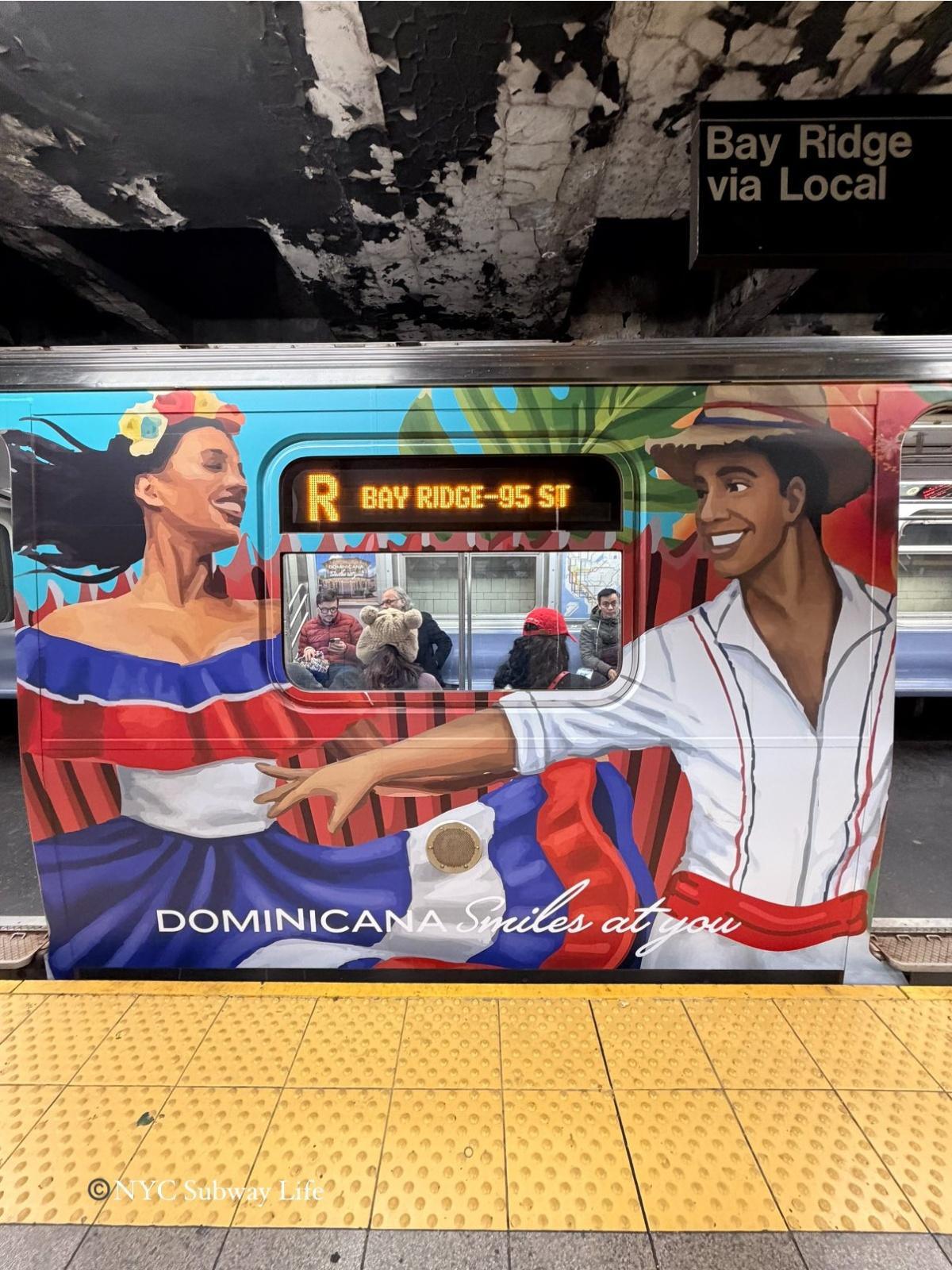 Vagones del Subway de Nueva York rinden homenaje a la República Dominicana: una iniciativa que fortalece la imagen del país Vagones del Subway de Nueva York rinden homenaje a la República Dominicana: una iniciativa que fortalece la imagen del país