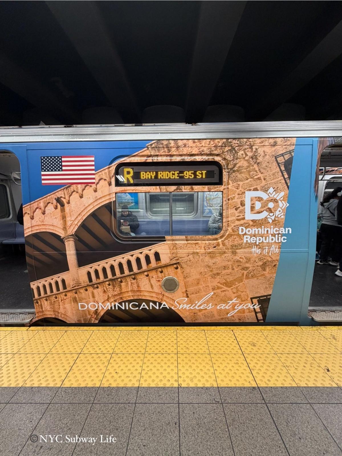 Vagones del Subway de Nueva York rinden homenaje a la República Dominicana: una iniciativa que fortalece la imagen del país