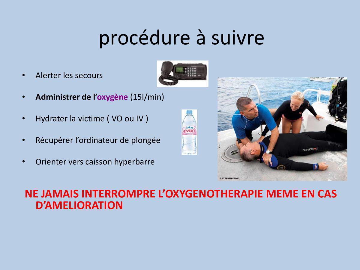 Accident de plongée (FMPA 2022)