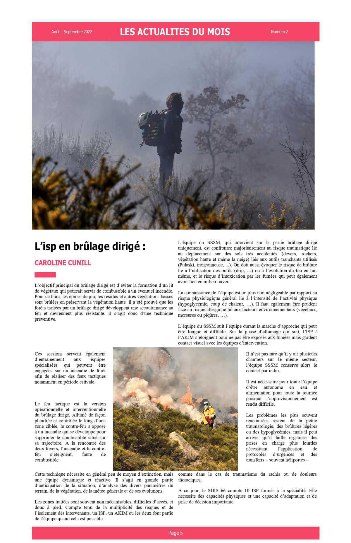 Gazette du SSSM: N°2 août-septembre 2022