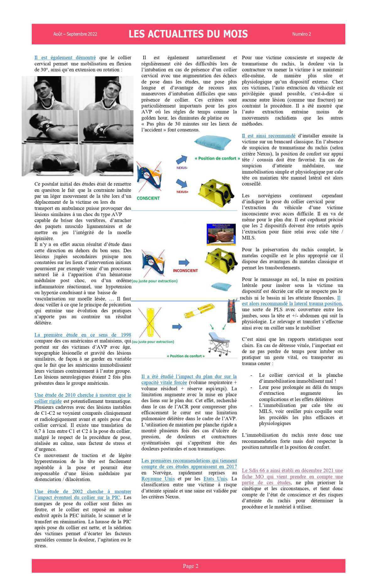 Gazette du SSSM: N°2 août-septembre 2022