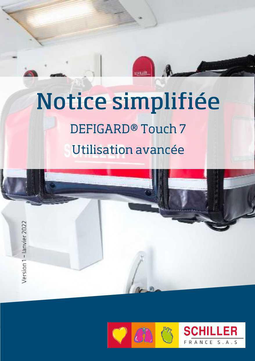 Notice Moniteur Défibrillateur Schiller