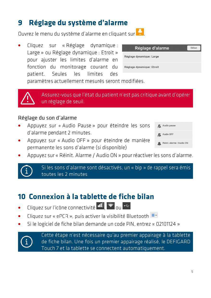 Notice Moniteur Défibrillateur Schiller