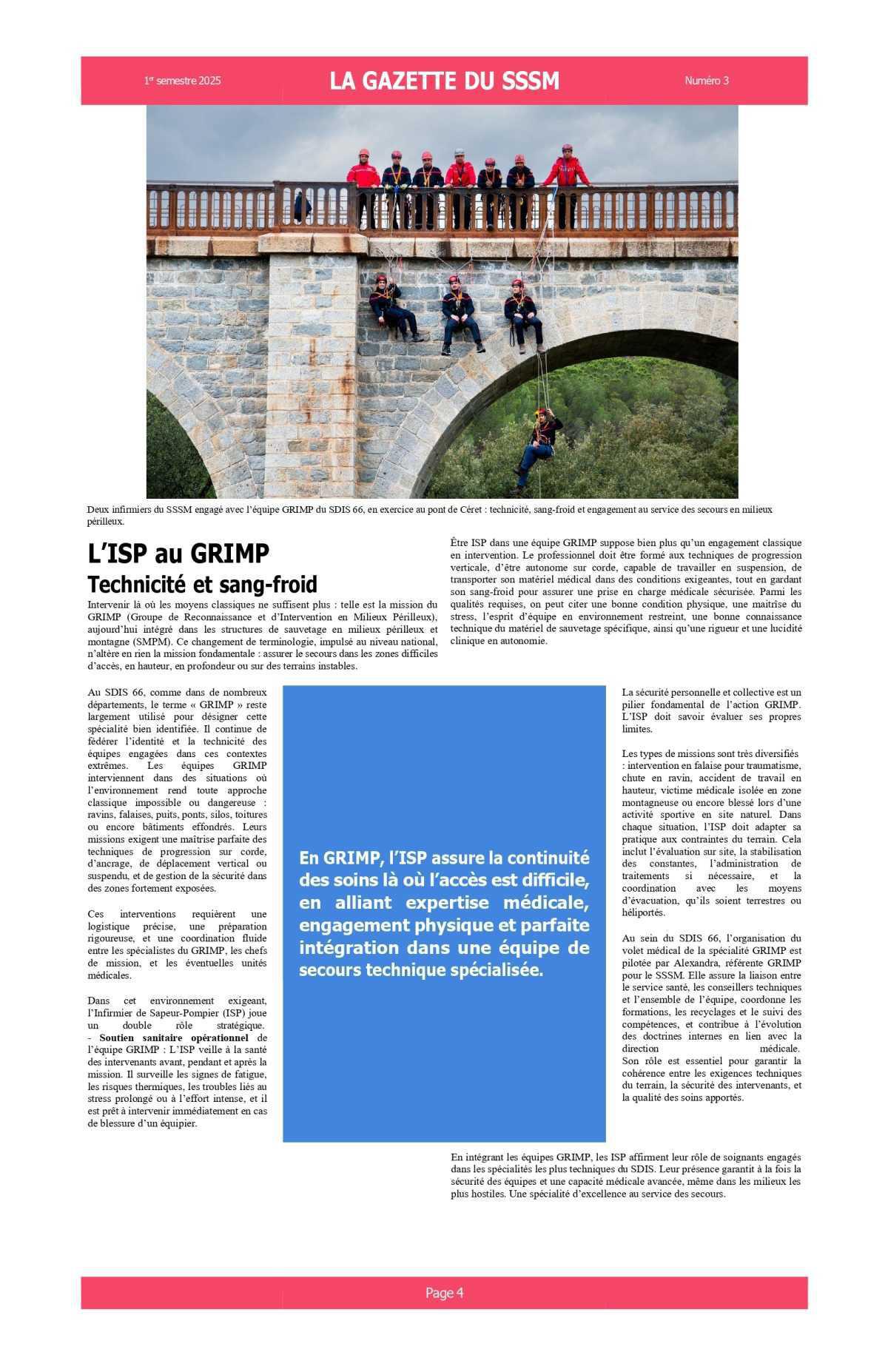 Gazette du SSSM: N°3 1er semestre 2025
