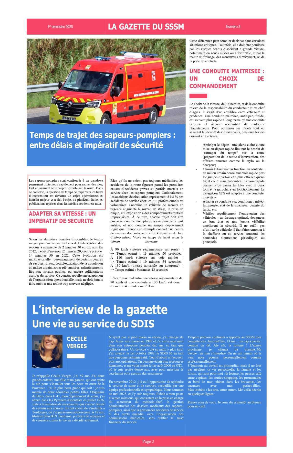 Gazette du SSSM: N°3 1er semestre 2025