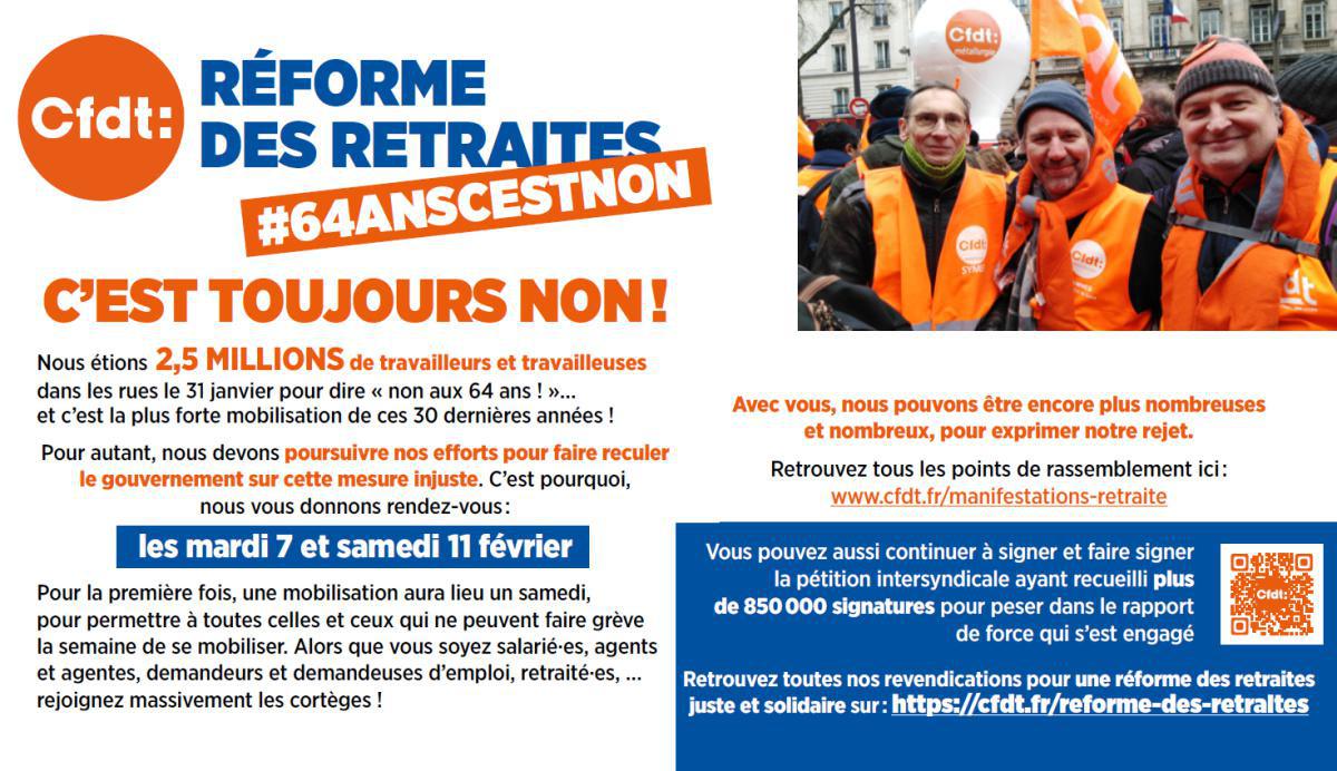 SED Eragny Manifestation Retraite 7-11 fevrier 2022