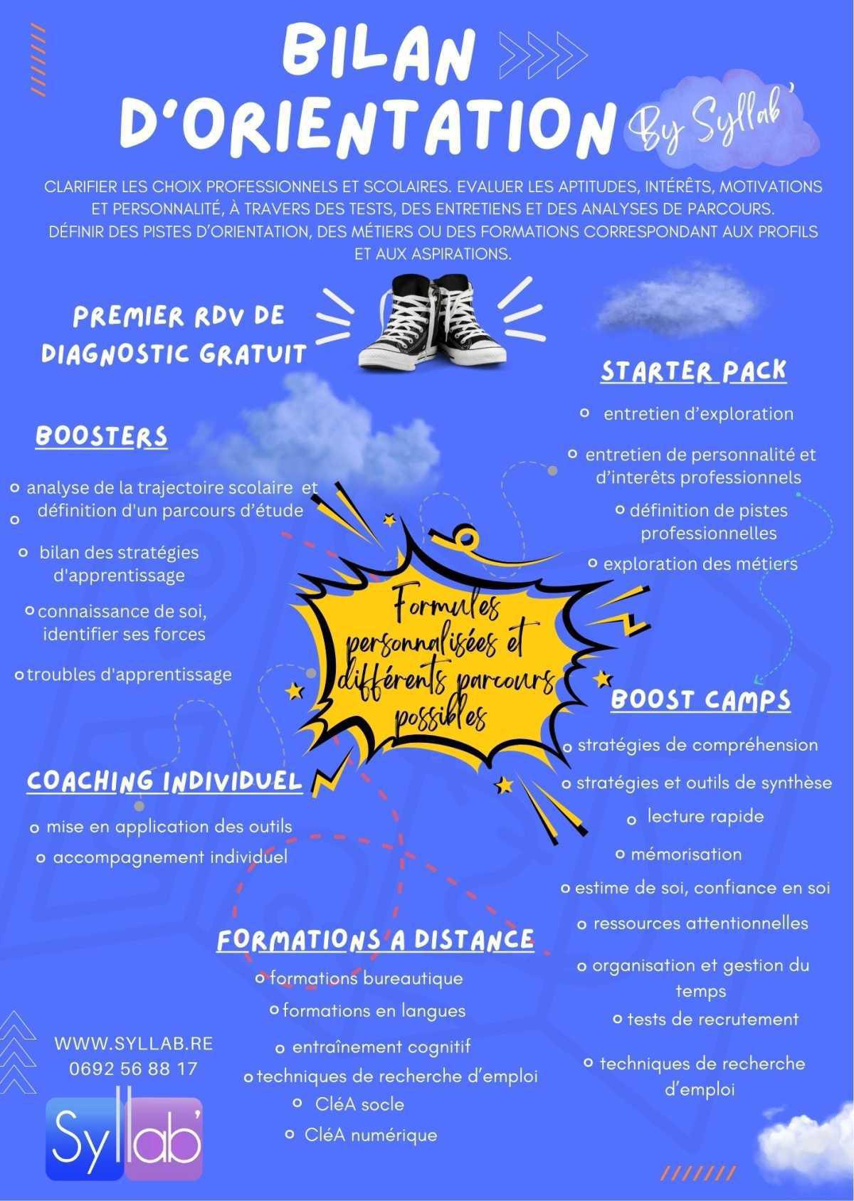 Bilan d'orientation & coaching méthodologique 