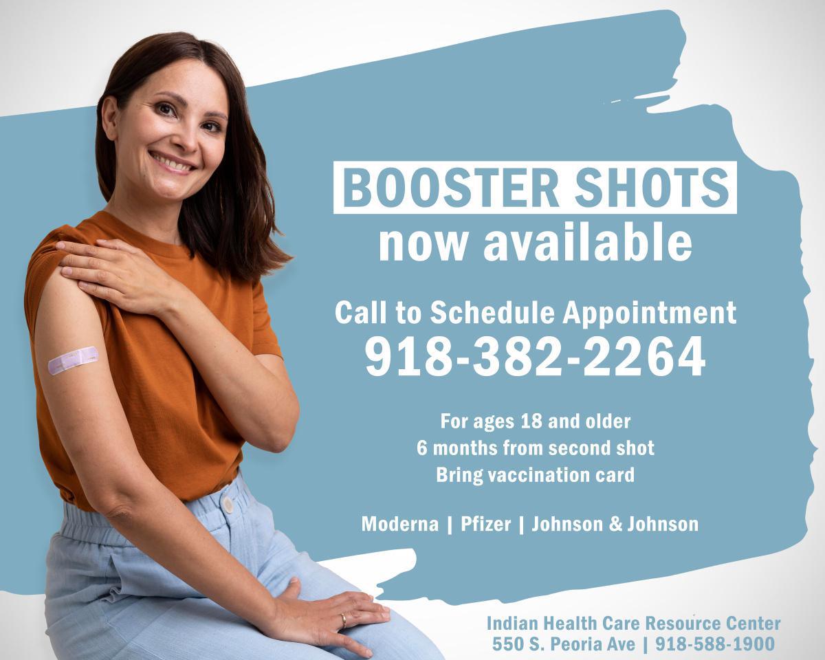 Booster Shots Now Available