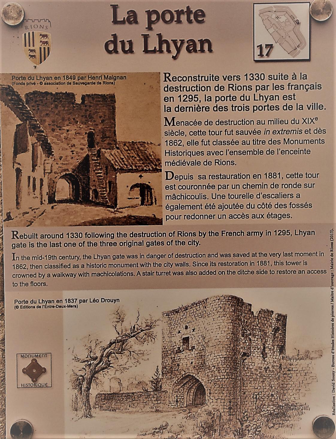 La porte du Lhyan La porte du Lhyan