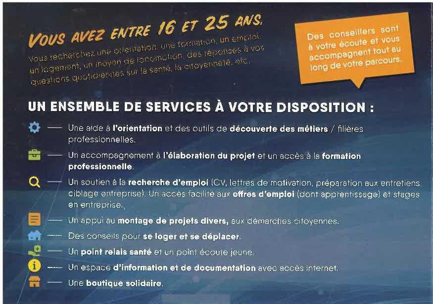 Mission locale des deux rives Mission locale des deux rives