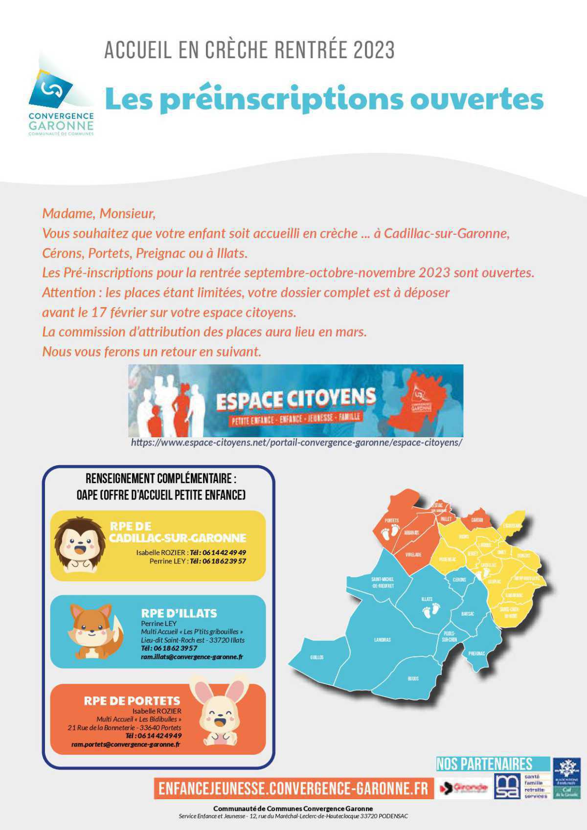 Service enfance de la CDC Service enfance de la CDC