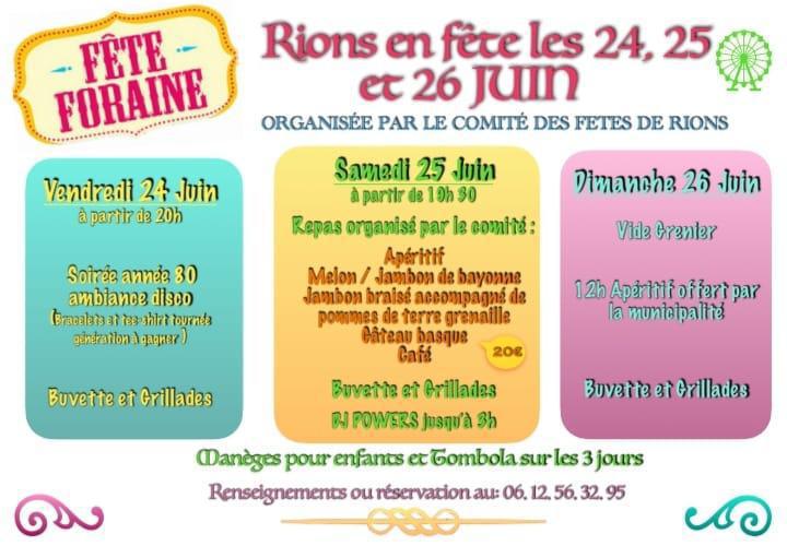 Fête du village, par le comité des fêtes