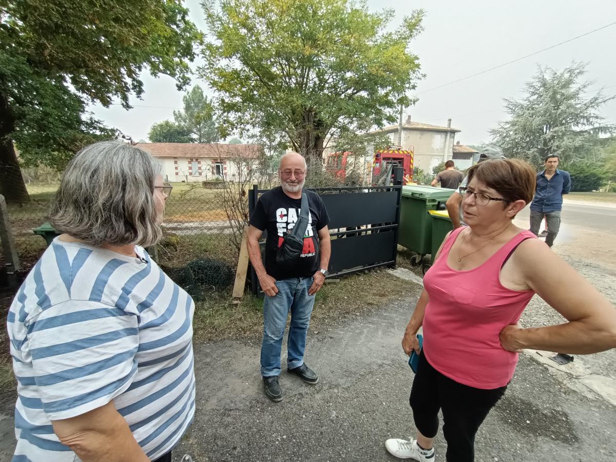 Incendie de la forêt du Sud-Gironde Incendie de la forêt du Sud-Gironde
