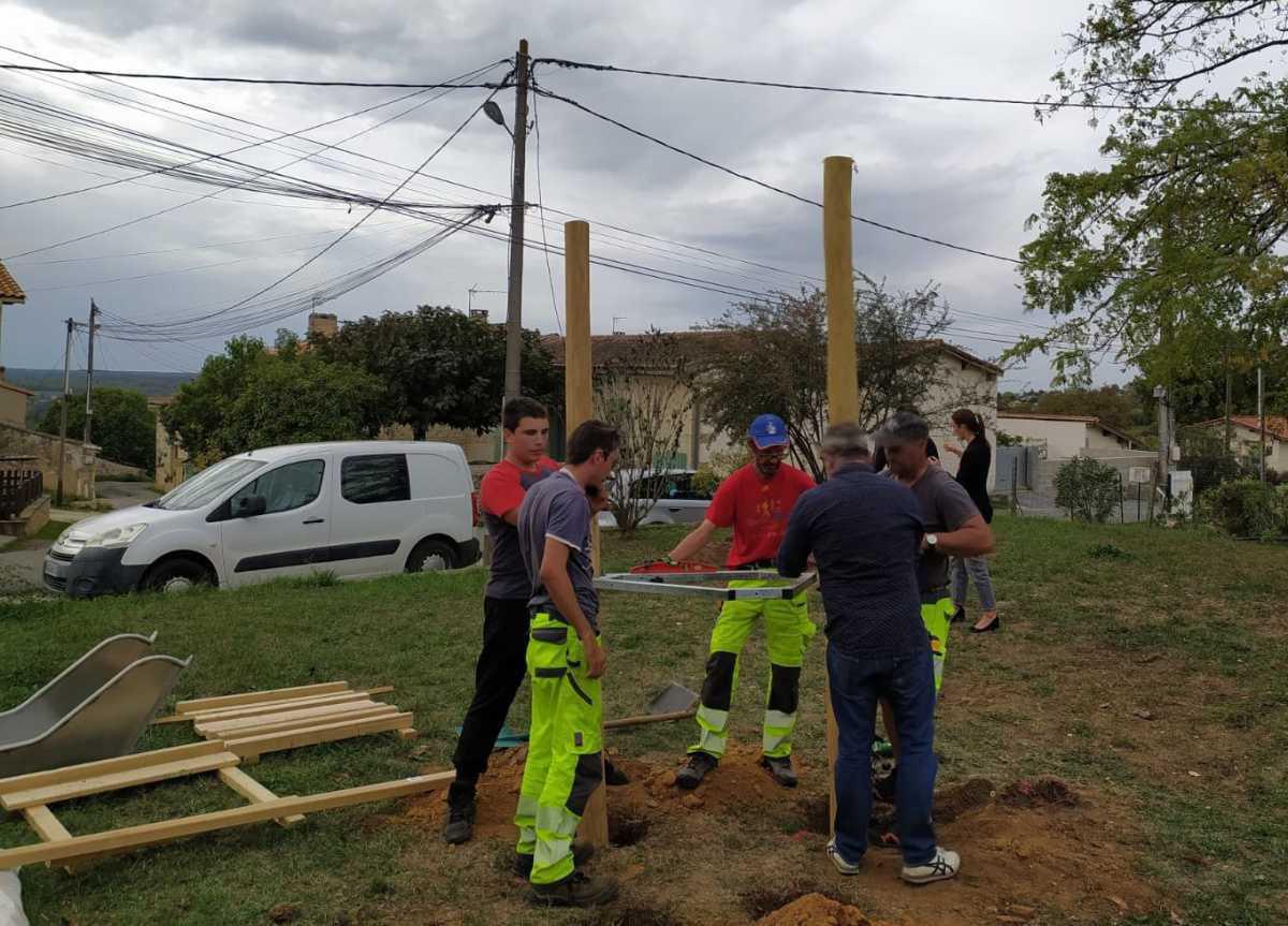 Nouvelle zone de jeux à Pujols Nouvelle zone de jeux à Pujols