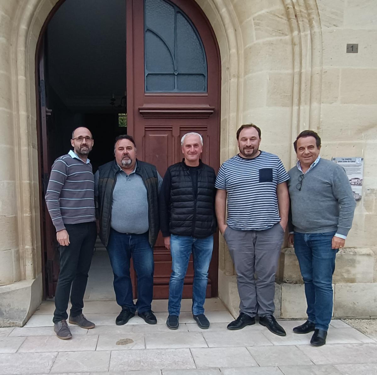 Réunion de travail avec la Fédération des chasseurs de la Gironde et l'ACCA de Rions