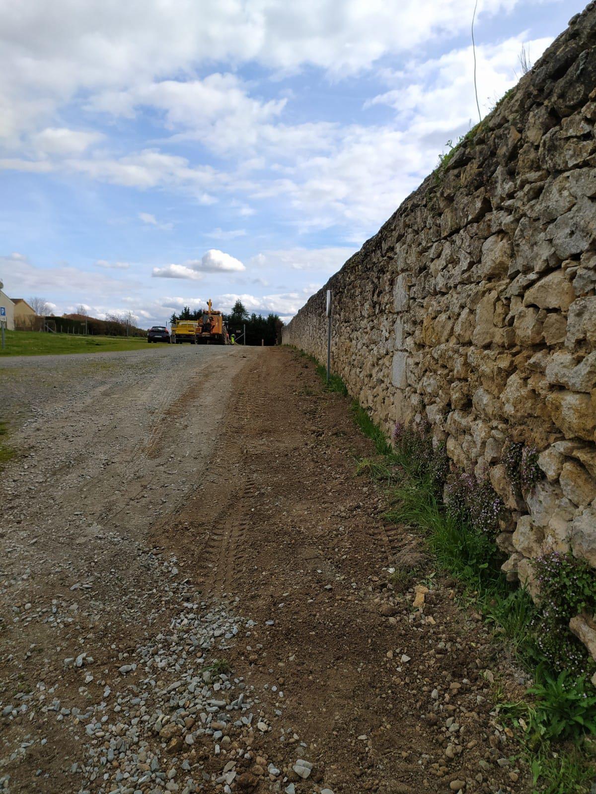 Travaux au cimetière Travaux au cimetière