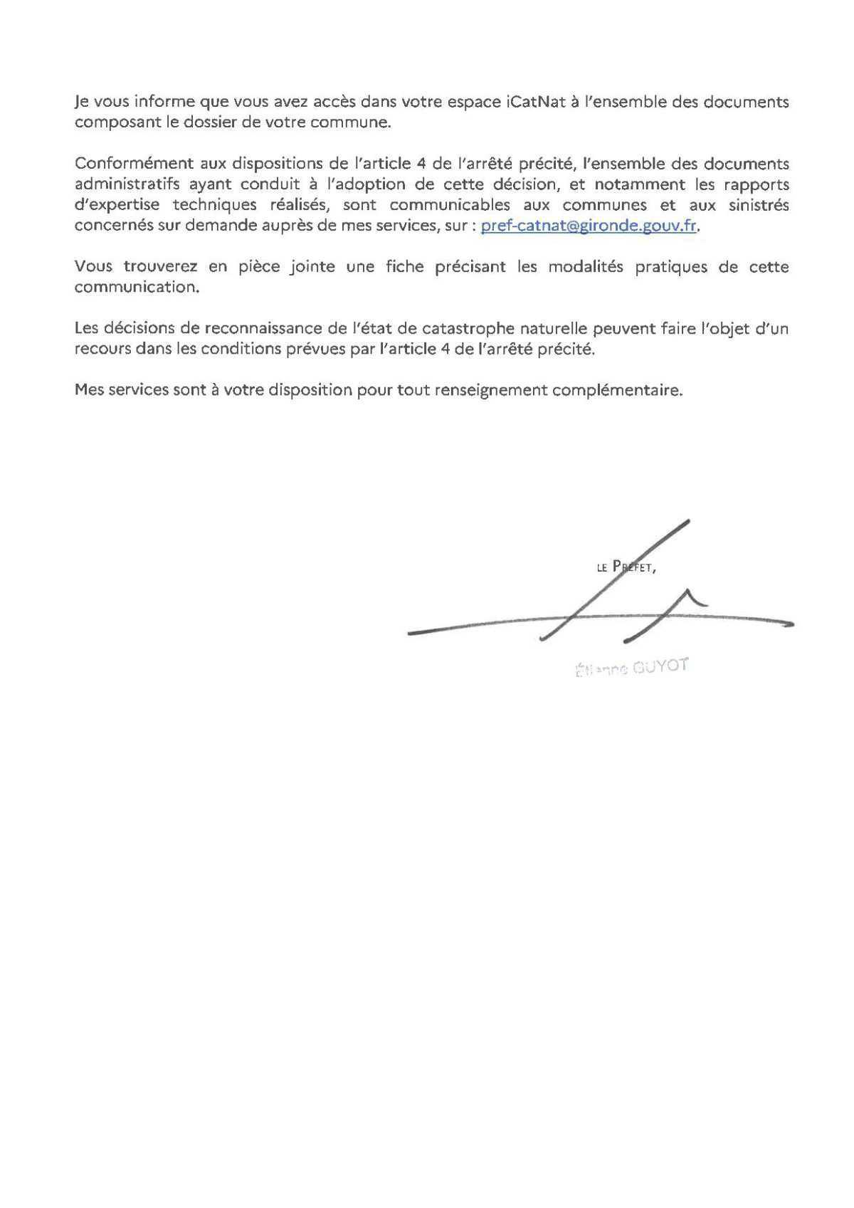 Eté 2022 : reconnaissance de l'état de catastrophe naturelle Eté 2022 : reconnaissance de l'état de catastrophe naturelle