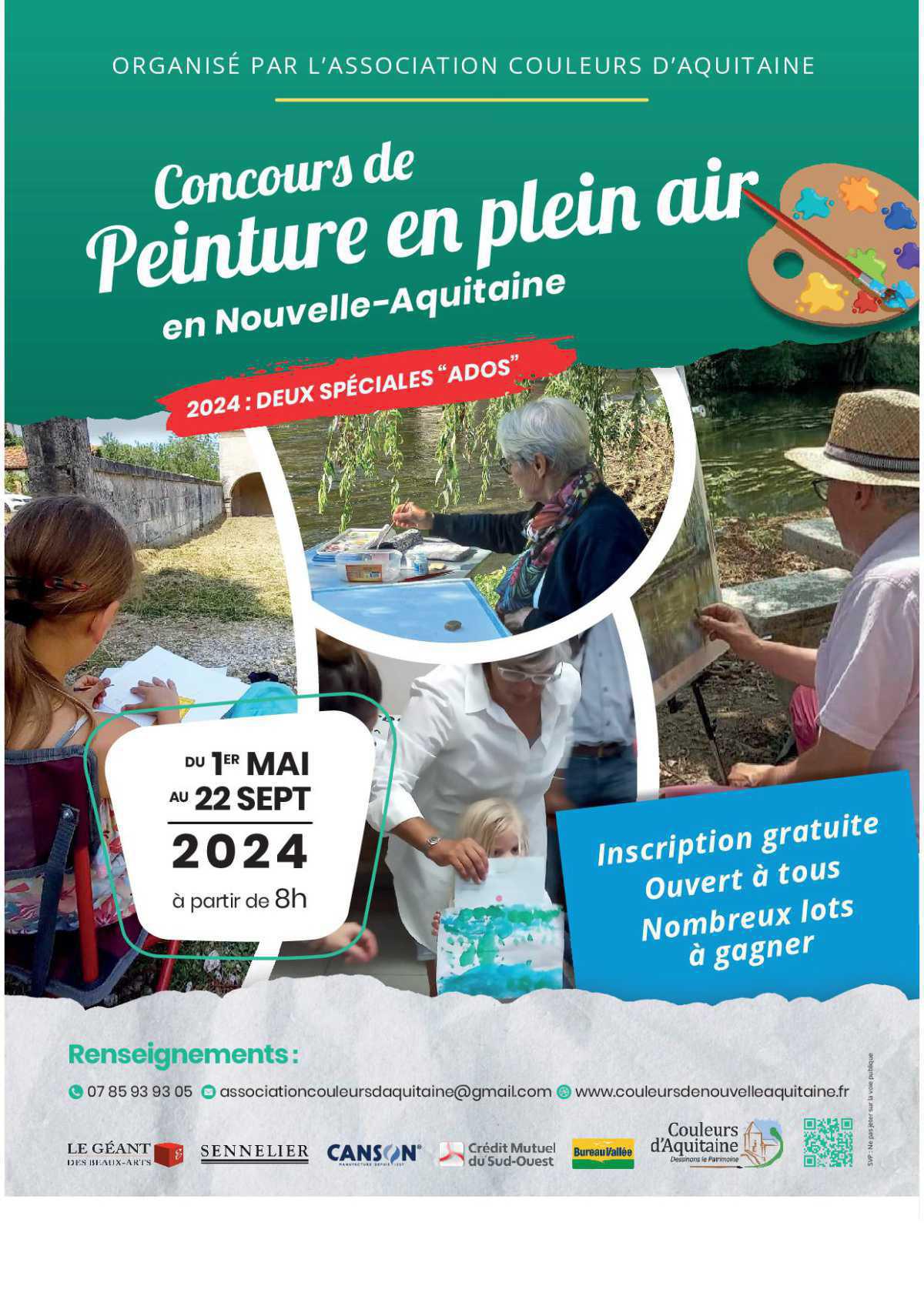 Concours de peinture à Rions